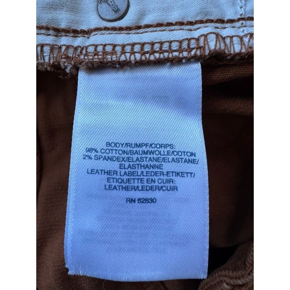 Lands' End 8 TALL Mid Rise Straight Leg CBK Style Corduroy Jeans 5 Pocket - Picture 7 of 8